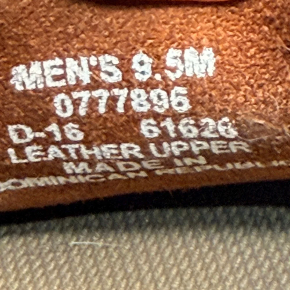 Sperry Top-Sider Boat Shoes Mens Sz 9.5 Leeward 2 Eye Tan Brown Leather 0777896